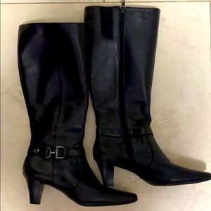Anne Klein iFlex Leather Boots size 7